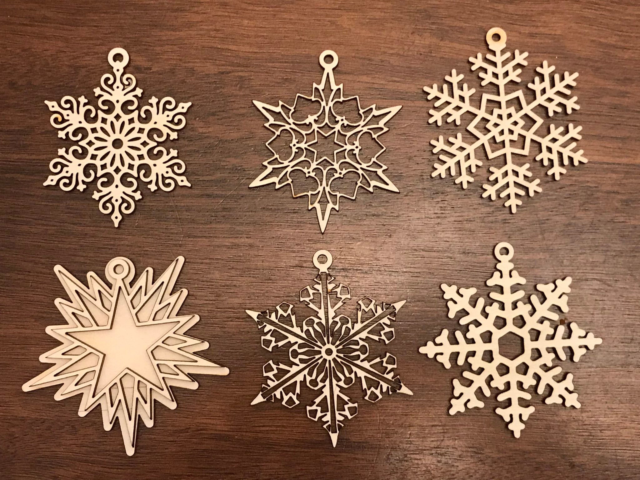 Wood Snowflake Ornament — COASTAL DECOR + DESIGN
